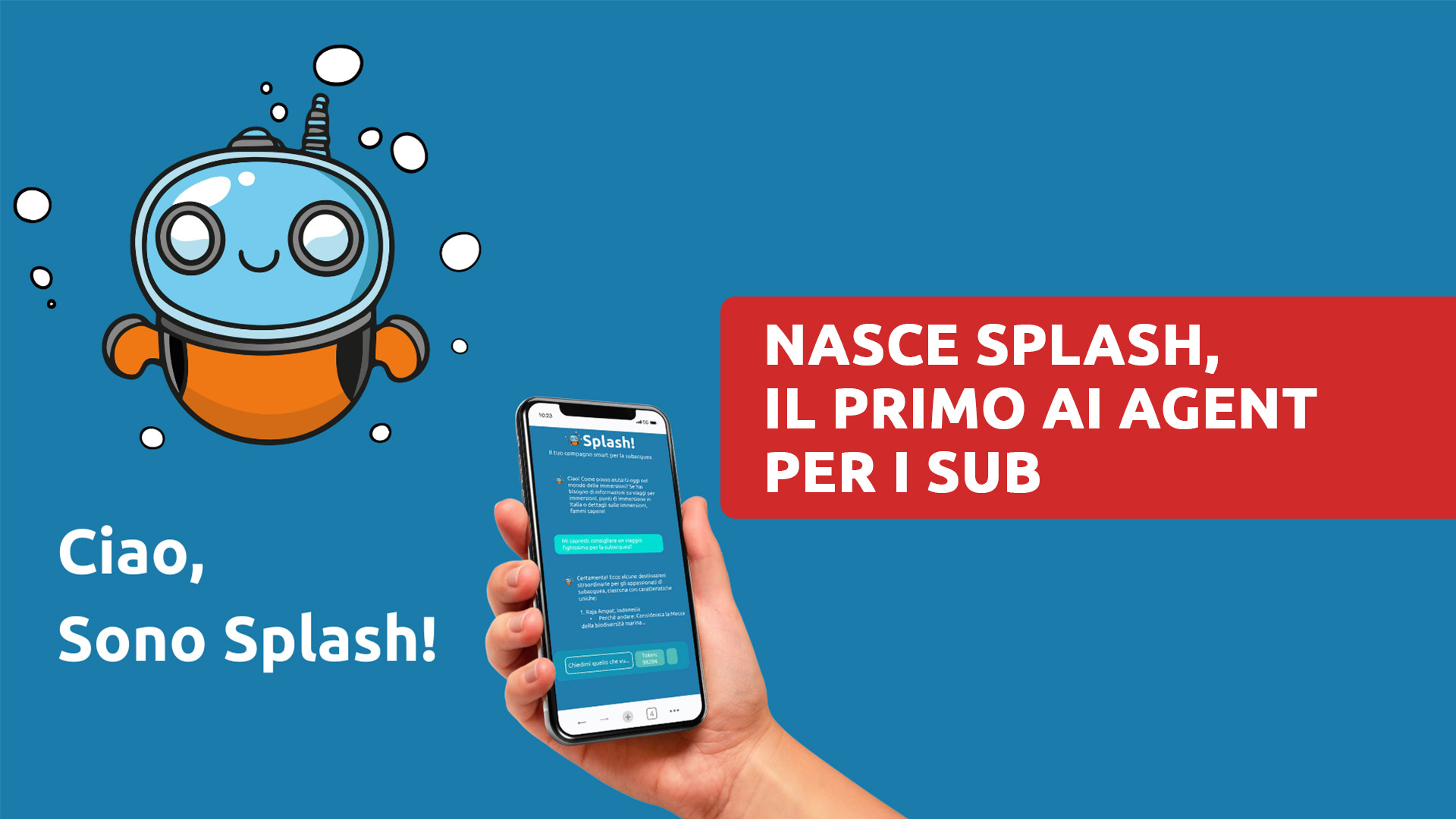 splash ai agent subacquea